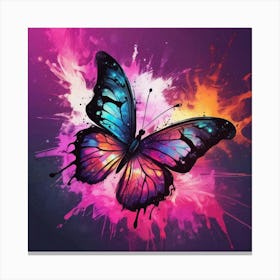 Butterfly Painting 302 Canvas Print