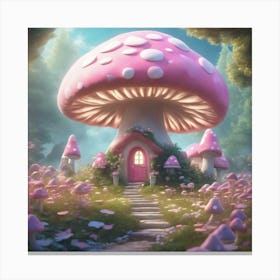522424 Masterpiece, Dream Forest, Summer Pink Mushroom Ho Xl 1024 V1 0 1 Canvas Print
