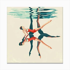 Underwater Dancers Canvas Print