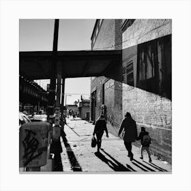 Street Photography In The Bronx Canvas Print