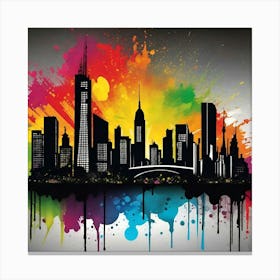 New York City Skyline 46 Canvas Print