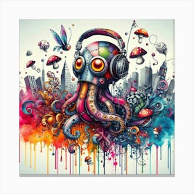 Octopus 9 Canvas Print