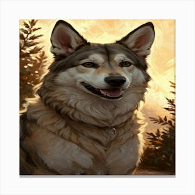 Husky Canvas Print