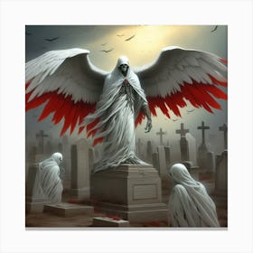 Angel Of Death 9 Canvas Print