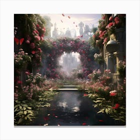 Surreal Love Garden By Csaba Fikker 18 Canvas Print