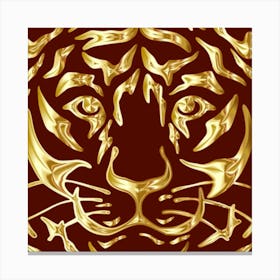 Golden Tiger Canvas Print