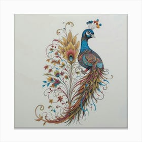 Peacock 22 Canvas Print