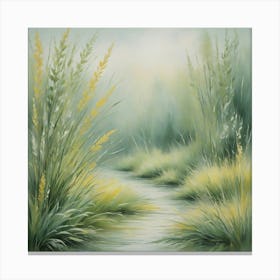 River In The Grass Canvas Print