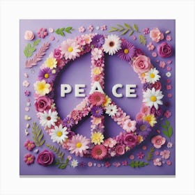 Peace Sign Canvas Print