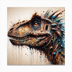 Powerful Dinosaur Canvas Print