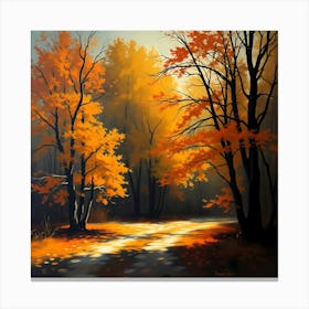 Autumn Road 4 Toile