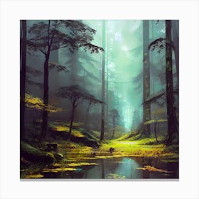 Forest Landscape Canvas Print