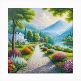 Garden Path 11 Canvas Print