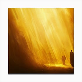 Golden Light In The Sky Canvas Print