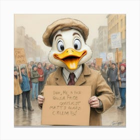 Don'T Mess With Duckface Canvas Print