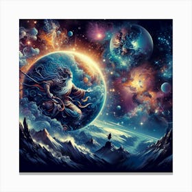 Gods Of The Universe Canvas Print