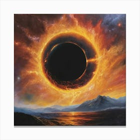 Eclipse Of The Sun Canvas Print