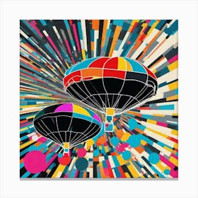 Hot Air Balloons art Canvas Print