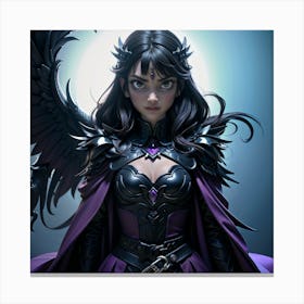 Angel Of The Night Canvas Print