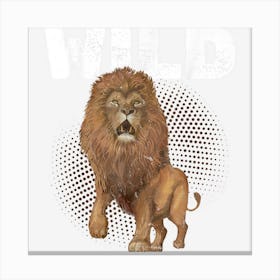 Wild Animal Lion Canvas Print