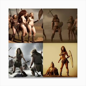 Viking Woman Canvas Print