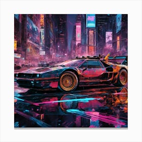 Back To The Future Canvas Print