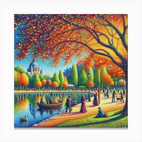 Autumn In Paris Canvas Print