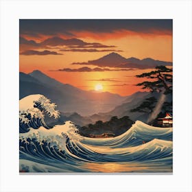 Great Wave Off Kanagawa Canvas Print