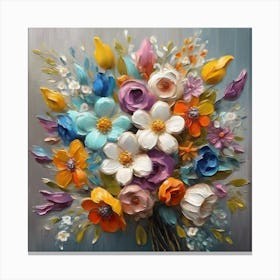 Bouquet Of Flowers Canvas Print