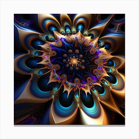 Fractal Flower Canvas Print