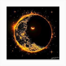 Eclipse Lunar - Lunar Astro Canvas Print
