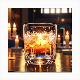 Glass Of Whiskey 3 Canvas Print