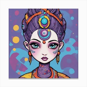 Alien Girl 1 Canvas Print