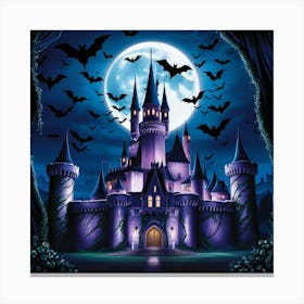 Halloween Castle 28 Canvas Print