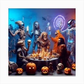 Halloween Party 28 Canvas Print