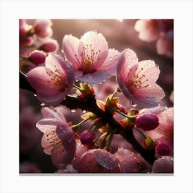 Sakura flowers Canvas Print