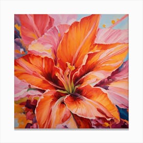 Flower of Hippeastrum 4 Canvas Print