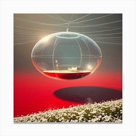 Glass Dome In The Sky Canvas Print