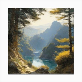 Taiwan River Canvas Print