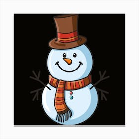 Snowman Canvas Print