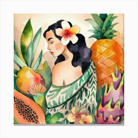 Tropical Elegance Canvas Print