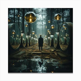 Forest of Mirrors Canvas Print