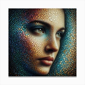 A portrait of woman 6 Canvas Print