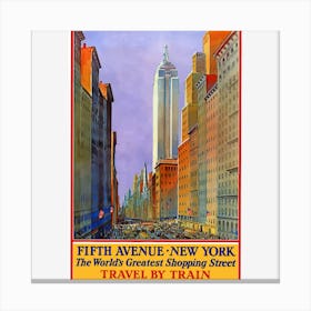 Fifth Avenue New York City Canvas Print