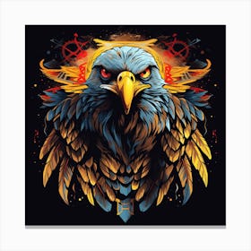 Eagle Tattoo Canvas Print