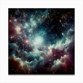 Nebula In Space Canvas Print