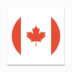 Canadian Flag Canvas Print