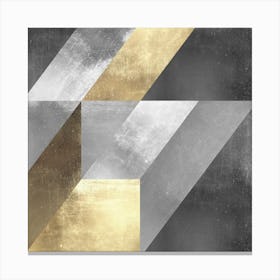 Golden geometry 6 Canvas Print