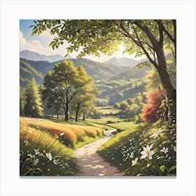 Path To Paradise Canvas Print