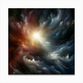 Abstract Of Clouds Canvas Print